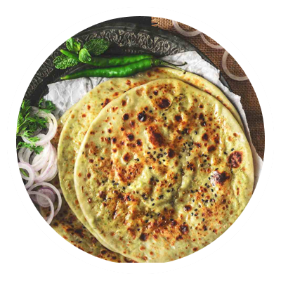 Mini Pea & Paneer Parathas - Bhu Agro Foods Private Limited - Best Agriculture Foods Provider in Surat, India